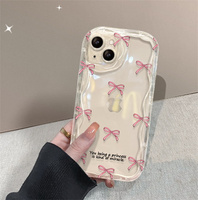 Coque de téléphone portable en TPU souple rose avec nœud pour filles, coque antichoc pour Honor X5c X9d X7d X70 400 Smart 400 Pro X6c X8c