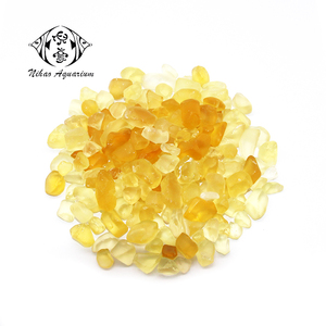 Pierres de cristal en verre coloré poli - Gravier multicolore pour <span class=keywords><strong>aquarium</strong></span>, décoration de réservoir de poissons (taille au choix) - Product Image 3