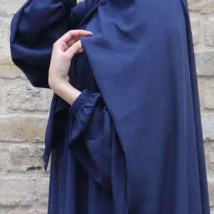 女性イスラム教徒のドレスジルバブチャドール伝統的なイスラム教徒の服OEMカスタムアバヤドバイ