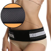 Ceinture de soutien ajustable en néoprène FSPG pour les douleurs lombaires et les douleurs au bas du dos, bande de maintien abdominale, correcteur de la sciatique et de la hanche