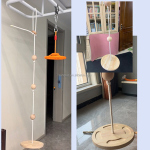 Sunoviz YM-28 儿童30厘米松木秋千座椅2.4厘米厚实木秋千板天然硬木悬挂式秋千椅 - Product Image 6