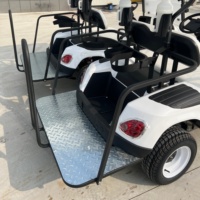 Voiture de Tourisme Rétro Électrique 4 Places, Buggy à Batterie Lithium 5KW Certifié CE, Vitesse 30-50Km/h, Autonomie 90km, Accessoires pour Voiturette de Golf Panoramique