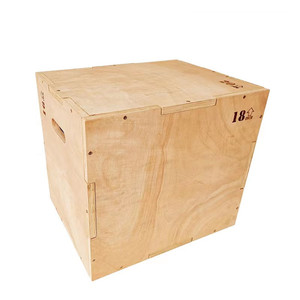 Scatola pliometrica in legno da 20/<span class=keywords><strong>24</strong></span>/30 pollici 3 in 1 per l'allenamento di salto e il condizionamento, tutte le dimensioni di un <span class=keywords><strong>Jump</strong></span> Trainer - Product Image 4