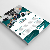 Folletos y Volantes de Papel de Arte Impresos Personalizados con Grabado en Relieve e Impresión Offset con Logotipo Personalizado
