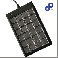 Clavier POS LIFPOS 24 touches entièrement programmable, mécanique, avec touches Cherry MX pour système de point de vente