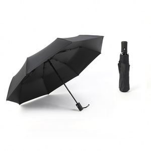 Custom Business Gift UV Black Coating <b>Sunscreen</b> Umbrella, UV Protection, Three-Fold Fully Automatic Rain and Sun Umbrella - Product Image 4