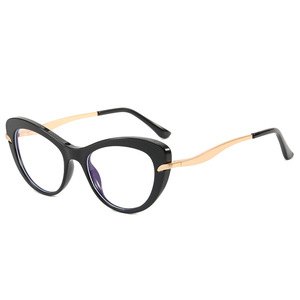 Gafas con montura Cat Eye TR90 anti luz azul 1903 para mujer, tamaño mediano, lentes AC, puente nasal estándar - Product Image 4