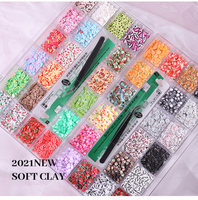 Nail Art Supplies Multi Shape Crystal Rhinestones 21 Grid Kawaii DIY DIY Nail Accessories