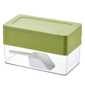 Ice <b>Cube</b> Tray Double Layer Plastic <b>Storage</b> <b>Box</b> <b>With</b> <b>Lid</b> Rectangle Eco Friendly Food Container Household Use - Product Image 5