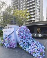 Mur végétal artificiel, plantes vertes, herbe synthétique, décoration murale, fond d'image, balcon, pelouse verte