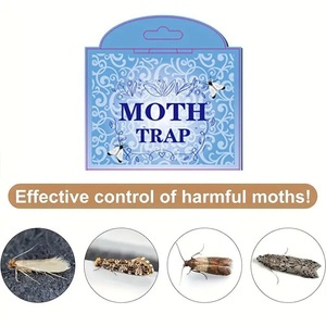 Pièges à mites en papier adhésif pour la lutte antiparasitaire des mites des vêtements, des armoires et des garde-manger, vente en gros - Product Image 2
