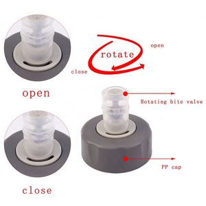 ขวดน้ำ TPU แบบพับได้ 500 มล. ปลอดสาร BPA ฝาปิด PP แบบหมุนได้ พร้อมวาล์วกันกระแทก  ตัวอย่างฟรี รับผลิตแบบ OEM/ODM - Product Image 2