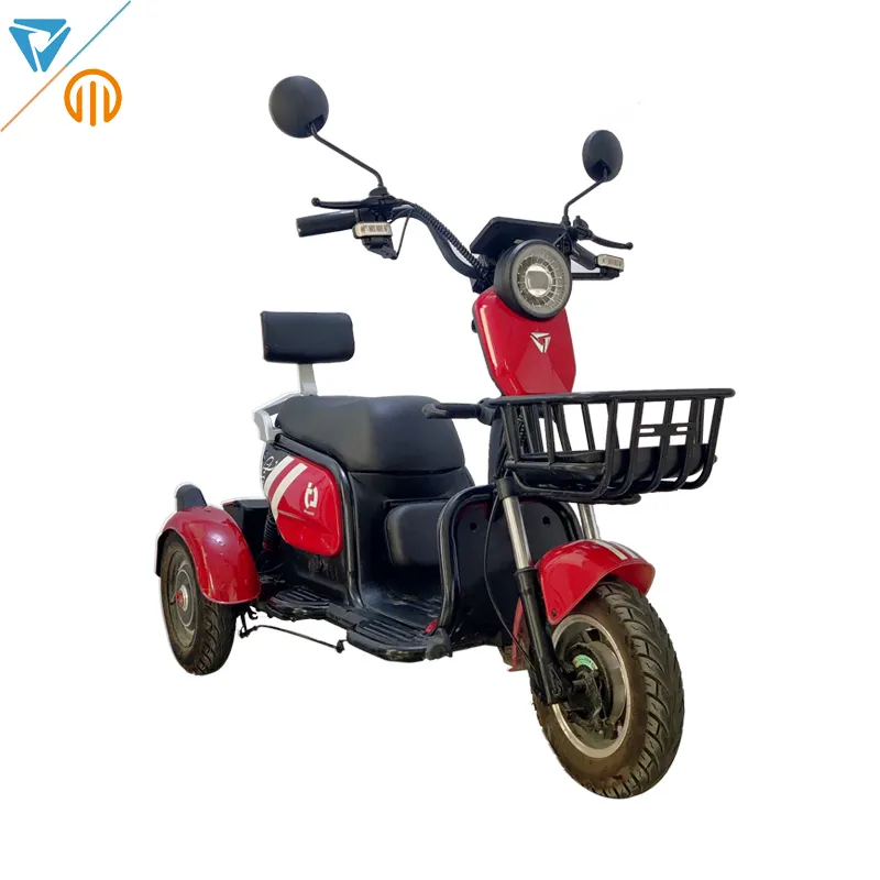 Vimode factory outlet 800w motor tricycle 3 wheels low speed safety three wheel motorcycle electric disabled for the aged