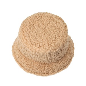 Chapeau bob en peluche polyester personnalisé avec logo tendance 2025, broderie, chaud pour l'extérieur, chapeau de pêcheur, hiver, fourrure moelleuse, femme, pêche - Product Image 6