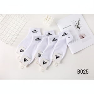 Women's 5-<b>Toe</b> Sporty Short <b>Socks</b> 100% Cotton Sweat-Absorbent Customizable Logo Digital Printing Sublimation Technics - Product Image 1