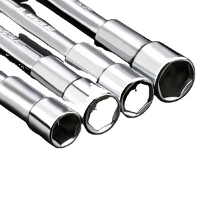 Clé à douille en L métrique en acier au chrome-vanadium pour démontage de pneus automobiles, outil à double usage à trou traversant, gain de temps - Product Image 3