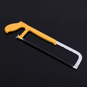 Cadre de scie à métaux multifonctionnel en acier, lame de remplacement de 12 pouces, poignée antidérapante pour le travail du bois, le jardinage, l'usage domestique - Product Image 2