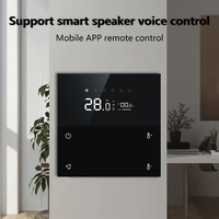 Interrupteur intelligent Zigbee Anjielo 4 voies IP65 pour application compatible Alexa Google Home Contrôle vocal
