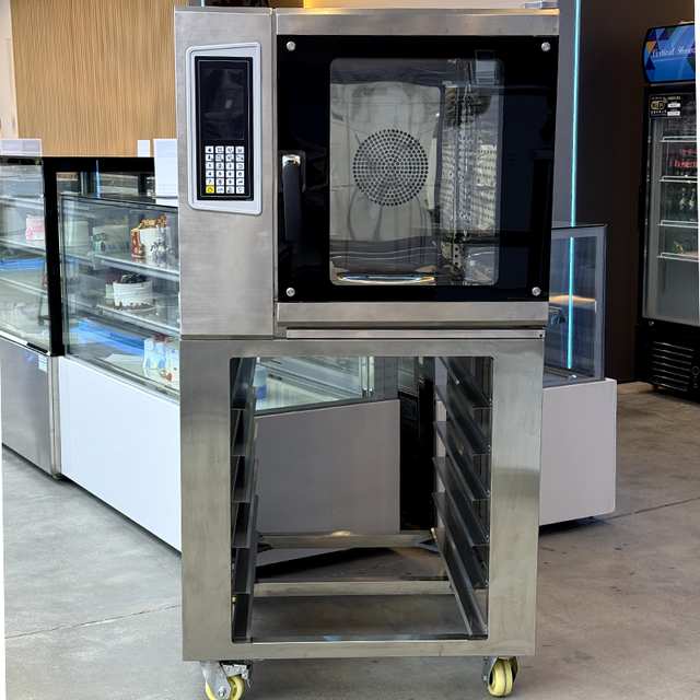 Kitchen Commercial Industrial Baking Equipment Electric 5 Trays Hot Air Convection Baking Oven