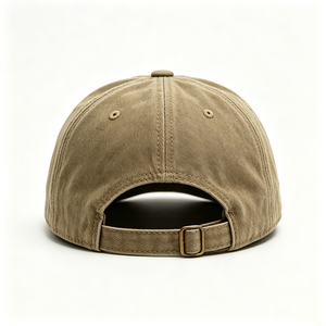 Casquette de baseball non structurée en coton délavé style vintage avec visière courbée, broderie personnalisée en relief pour hommes et femmes, usage quotidien - Product Image 3