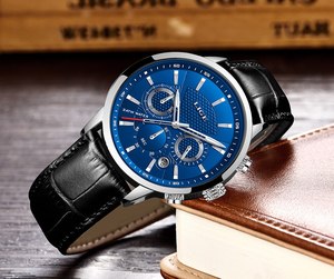 <span class=keywords><strong>LIGE</strong></span>-<span class=keywords><strong>Reloj</strong></span> de pulsera de cuarzo para hombre, pulsera de diseño, de cuero, resistente al agua, con fecha, original, novedad, 9866 - Product Image 6