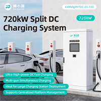Nouvelle station de recharge rapide pour véhicules électriques KUNXIAORUN KXRN 1821 21kW, sur pied, multi-interface (CCS/GB/CHAdeMO/Type2), certifiée CE