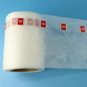 Tùy Chỉnh Không Dệt Túi Rỗng Con Dấu Nhiệt Túi Trà Cuộn Giấy Lọc Tùy Chỉnh Sợi Ngô Túi Trà Chất Liệu Với Chuỗi Và Nhãn - Product Image 1
