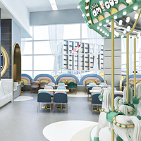 Nouveau design Salle de jeu de rôle pour enfants Centre de jeu interactif pour tout-petits Parc commercial pour enfants Aire de jeux intérieure pour restaurant