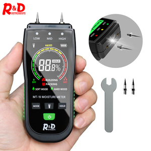 Higrómetro Digital MT19C, medidor de agua de <span class=keywords><strong>pared</strong></span> y medidor de <span class=keywords><strong>humedad</strong></span>, <span class=keywords><strong>Detector</strong></span> de dos pines para hormigón, cemento, ladrillo y madera, <span class=keywords><strong>humedad</strong></span> - Product Image 1