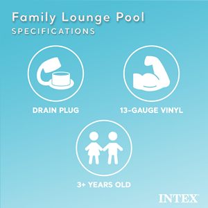 Nouvelle piscine gonflable familiale Swim Center 90x86x31 avec banc et porte-gobelets, 156 gallons, pour extérieur, jardin, été - Product Image 2