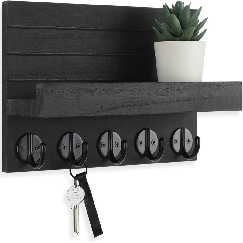 Support de courrier noir 1 style-noir 251711