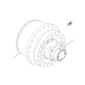 Crawler Phụ tùng máy xúc 1994726 345B 345C 345C L 365B 365c 365 cuối cùng ổ du lịch động cơ cho Sâu Bướm