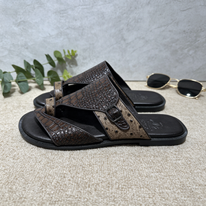 Nuove <span class=keywords><strong>Ciabatte</strong></span> da <span class=keywords><strong>Uomo</strong></span> 2026 di Alta Qualità in <span class=keywords><strong>Pelle</strong></span> con Motivo Coccodrillo per Resort, Spiaggia e Vacanze - Calzature Premium da <span class=keywords><strong>Uomo</strong></span> - Product Image 4