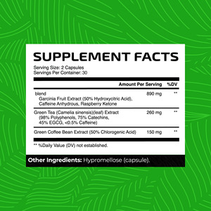 Cápsulas Quemagrasas ODM con Extracto de Té Verde, Suplemento Dietético, Promueve la Pérdida de Peso y Refuerza el Sistema Inmunitario - Product Image 2