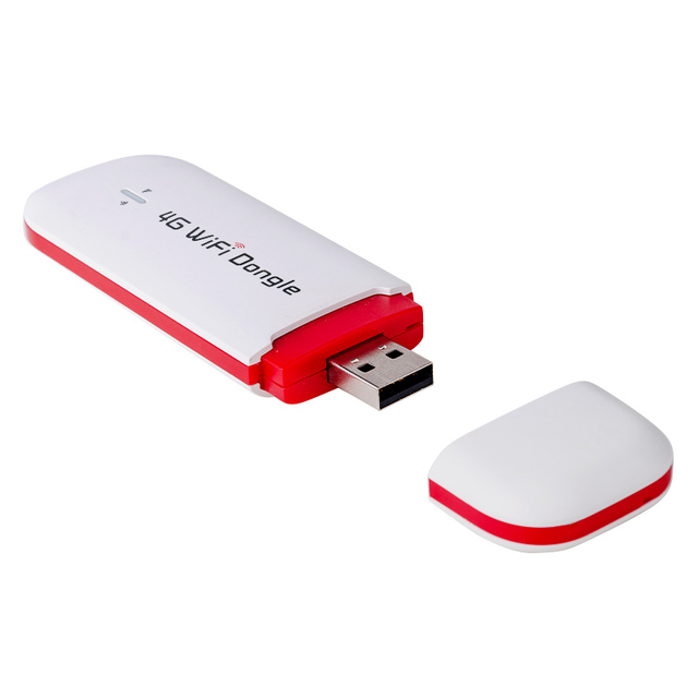 TUOSHI 4G LTE USB Dongle WiFi Modem Mobile Internet Devices with SIM Card Slot High Speed Mini Router 10 Users Max