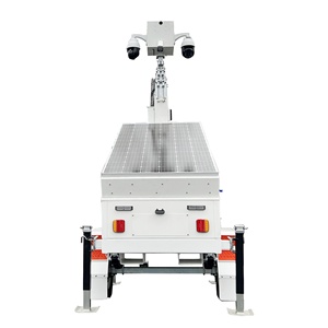 หอคอยไฟส่องสว่างเคลื่อนที่พลังงานแสงอาทิตย์ American Standard Monitoring Surveillance Trailer Tower SDE840-C รุ่น SDE840-C - Product Image 3