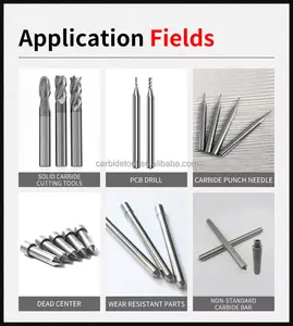 מותאם אישית k10 k20 k30 מוט קרביד טונגסטן מוצק מלוטש מוט עגול חומר גלם k10 מוט קרביד/מוט - Product Image 5
