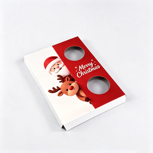 Wholesale Custom Design Printed Muffin <b>Box</b> <b>Set</b> Biodegradable Professional Bakery Packaging With Large Clear Window Cupcake <b>Box</b> - Product Image 4