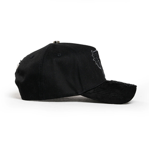 Cappelli da baseball sportivi personalizzati a 5 pannelli LOOK at ME Drop Bundle a Frame Beard con visiera larga in suede, cappelli Gorras Barbas, cappelli con strass - Product Image 5