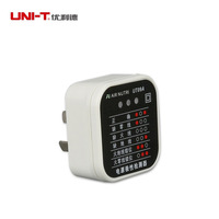 Testeur de Prise Haute Précision Uni-T UT09A/09B pour Usage Domestique 10A – Détection de Manque ou de Malconnexion des Fils Sous Tension, Neutres et Terre