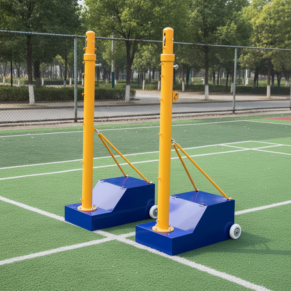 Multifunctional Steel Sports Field Equipment Tennis Pickleball Badminton Volleyball Training Entertainment Focused Adjustable