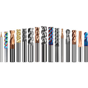 End Mills 1-6 Flutes HRC55-70 Tungsten <strong>Carbide</strong> Cemented <strong>Carbide</strong> End Mill Cutter <strong>Tools</strong> CNC Custom Router Bits - Product Image 1