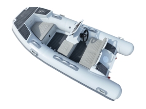 Bote Inflable Rígido de Aluminio Himax RIB360 de 12 Pies con Certificación CE, Bote de Pesca con Casco de Fibra de Vidrio/PVC/HYPALON, Ecológico - Product Image 6