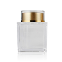 Bouteille carrée en PS de grande capacité 200 ml 400 ml, très transparente, avec bouchon en plastique double couche épaissi, qualité alimentaire, pour la santé