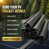 Özel Silikon Güneş Enerjisi PV Sızdırmazlık Contası T-Tipi Ekstrüzyon UV Dayanımlı Profil Modül Çerçevesi Hava Koruma Sistemleri için