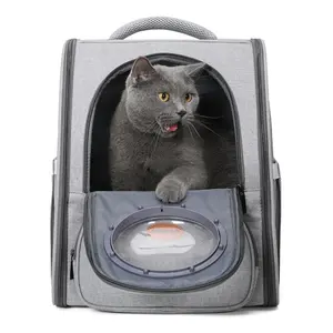 Cheap Price Breathable Mesh Pet Backpack Custom Printing Expandable Dog Cat Carrier For Travel
