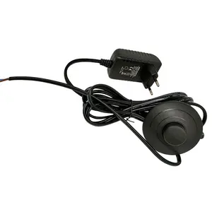 Adaptor Daya dengan Kaki Pedal Switch untuk Lampu Lantai dan Keyboard Elektronik