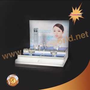 Custom <b>Acrylic</b> Cosmetic Display <b>Stand</b> Makeup Skincare Countertop Retail Display Organizer - Product Image 3