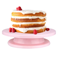 Kuchen-Plattenspieler-Backform Rotierende runde Kuchen-Dekorations werkzeuge Drehtisch-Gebäck zubehör Kuchenst änder