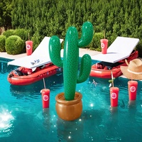 Pafu Mexicano Fiesta fête à thème Jumbo Cactus accessoire décor pour désert Western Cowboy thème jouets gonflables PVC Cactus accessoires de scène